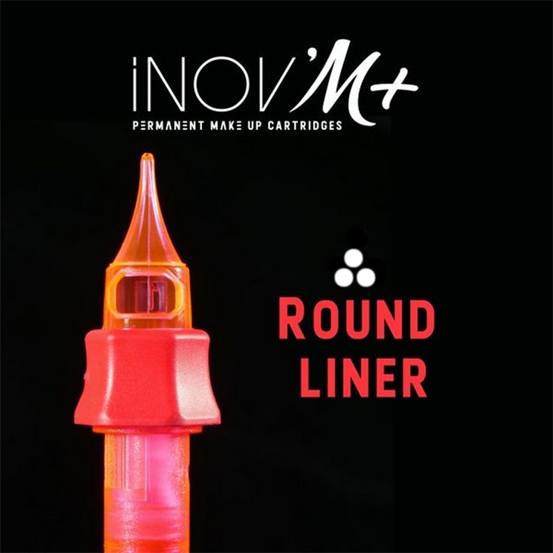 Cartuchos de maquillaje permanente INOV'M+ Round Liner