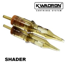 KWADRON Cartuchos shader long taper por 20 para tatuaje