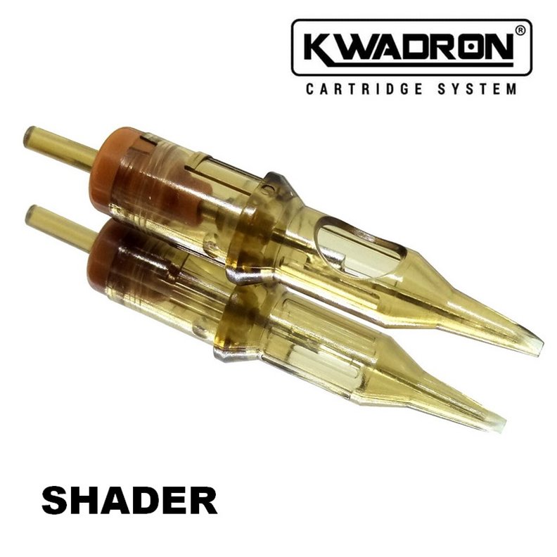 KWADRON Cartuchos shader long taper por 20 para tatuaje