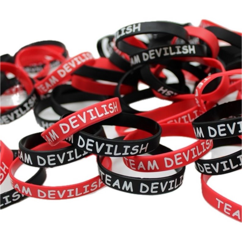 Pulsera TEAM DEVILISH - Silicona blanda