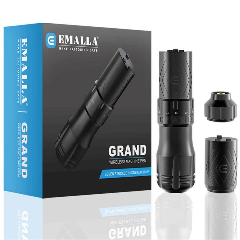 EMALLA Máquina GRAND Tattoo Pen - 2 Pilas