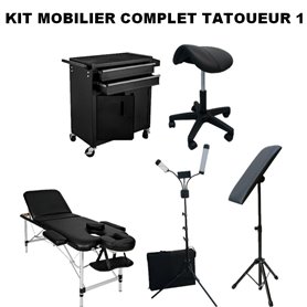 Kit completo de mobiliario para tatuajes 1