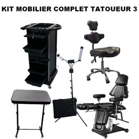 Kit completo de mobiliario para tatuajes 3