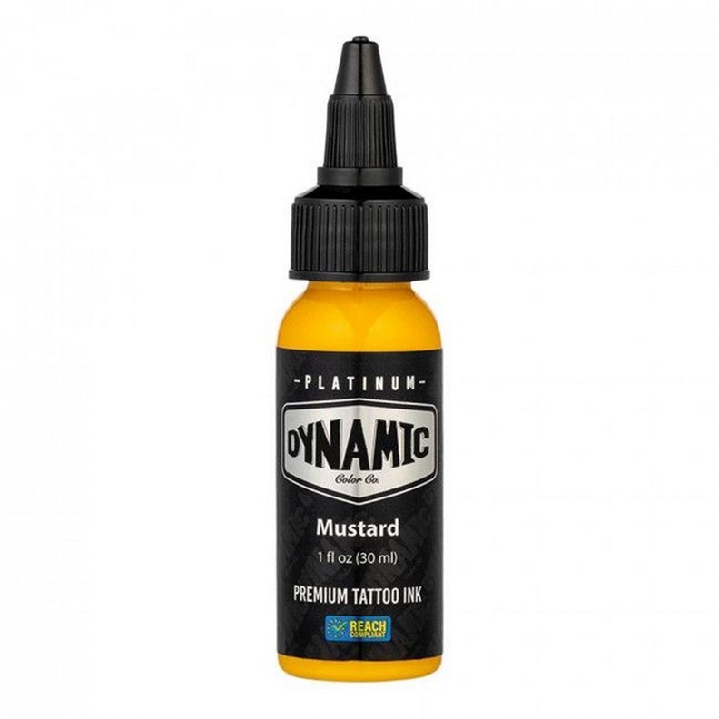 Tinta Platinum Dinámica - Amarillo Mostaza 30ml