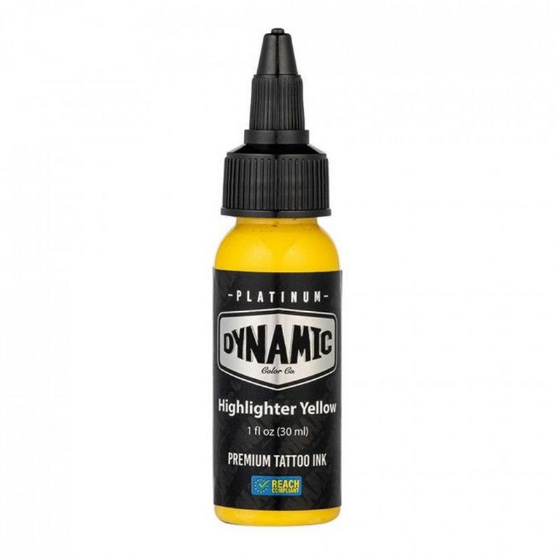 Tinta Platinum Dinámica - Resaltador Amarillo 30ml