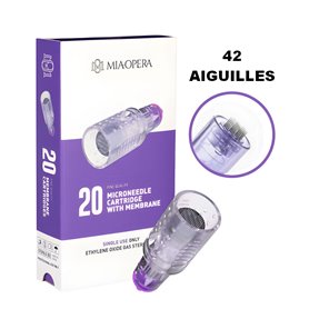 Agujas MiaOpera Microneedling - 42 agujas de 0,25 mm por 20