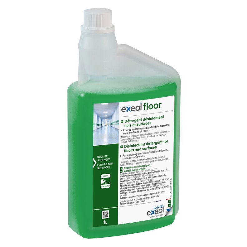 Exeol Detergente Desinfectante para Suelos y Superficies