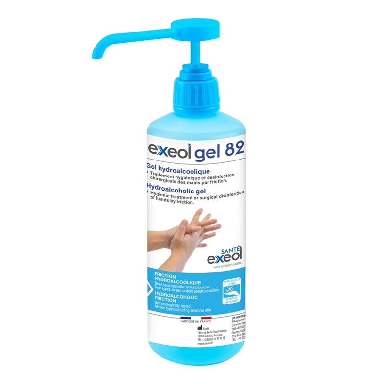 Exeol Gel 82 gel hidroalcohólico - 500ml