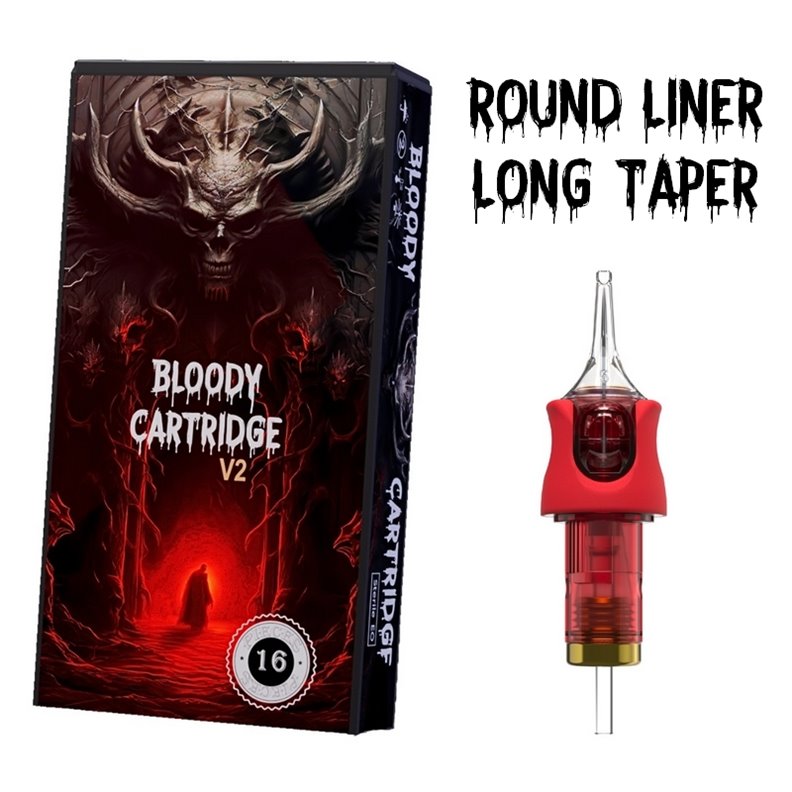 Cartuchos Bloody V2 Round Liner - Long Taper