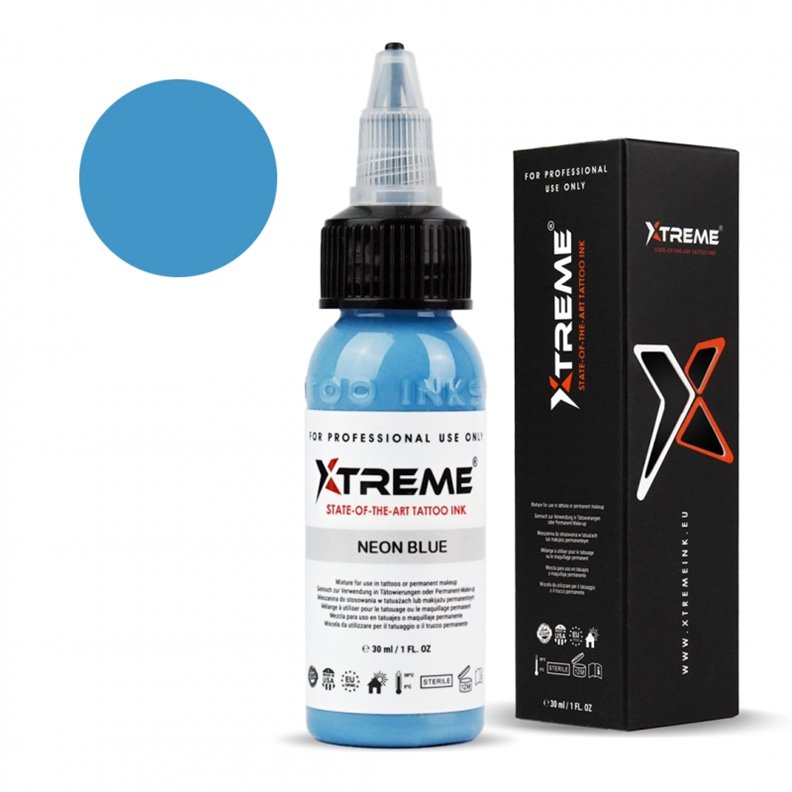 Tinta Xtreme Azul Neón 30ML Tinta Xtreme Azul Neón 30ML