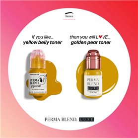 Carta de colores comparativa Golden Pear Toner 15ml