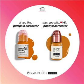 Carta de colores comparativa Papaya Corrector 15ml