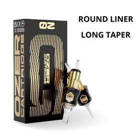 OZER Cartuchos Round Liner - Long Taper