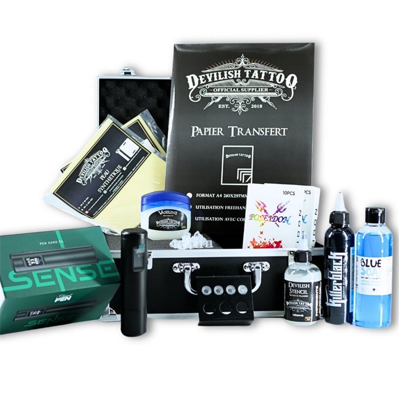 Kit de tatuaje profesional - Travel Pen SENSE