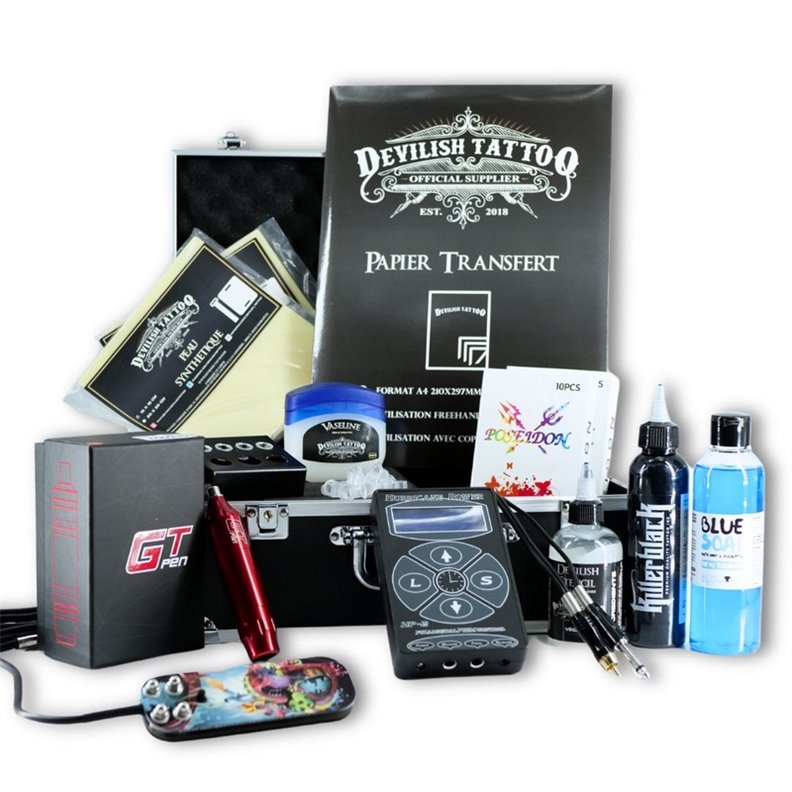 Kit de tatuaje Expert - Bolígrafo Ava GT6