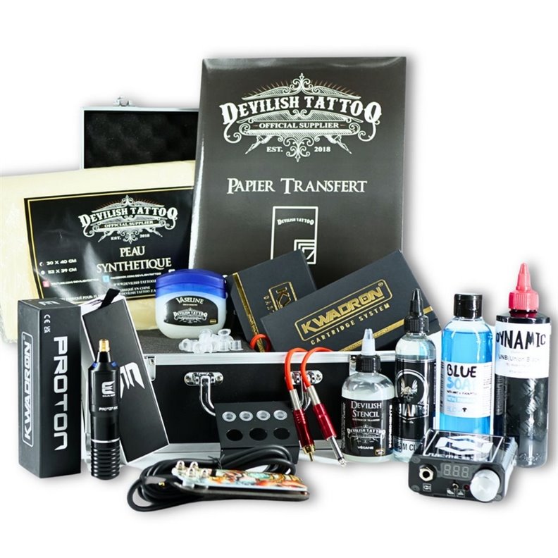 Kit de tatuaje profesional - Kwadron Equaliser Proton