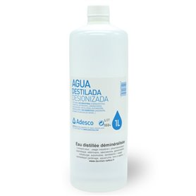 Agua bidesmineralizada estéril 1L