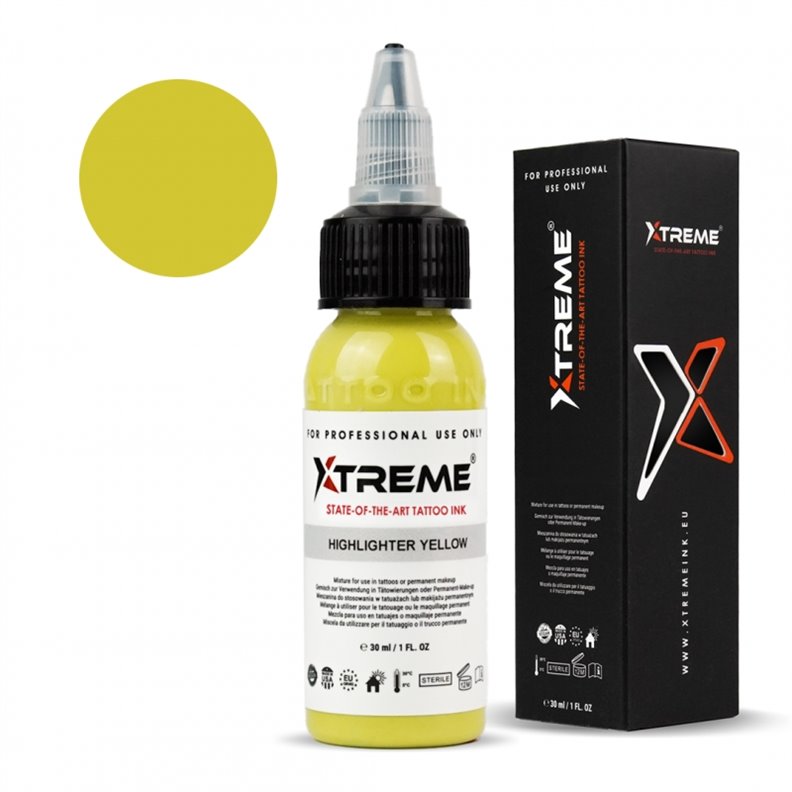 Xtreme Ink Resaltador Amarillo 30ML Xtreme Ink Resaltador Amarillo 30ML
