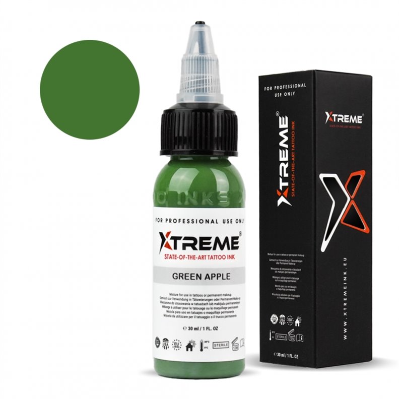 Xtreme Tinta Verde Manzana 30ML Xtreme Tinta Verde Manzana 30ML