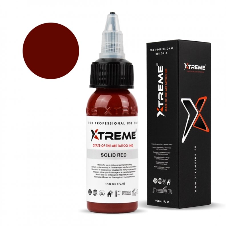 Tinta Xtreme Rojo Sólido 30ML Tinta Xtreme Rojo Sólido 30ML