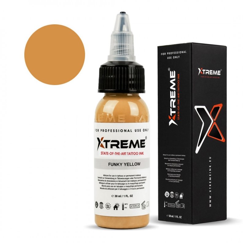 Tinta Xtreme Amarillo Funky 30ML Tinta Xtreme Amarillo Funky 30ML