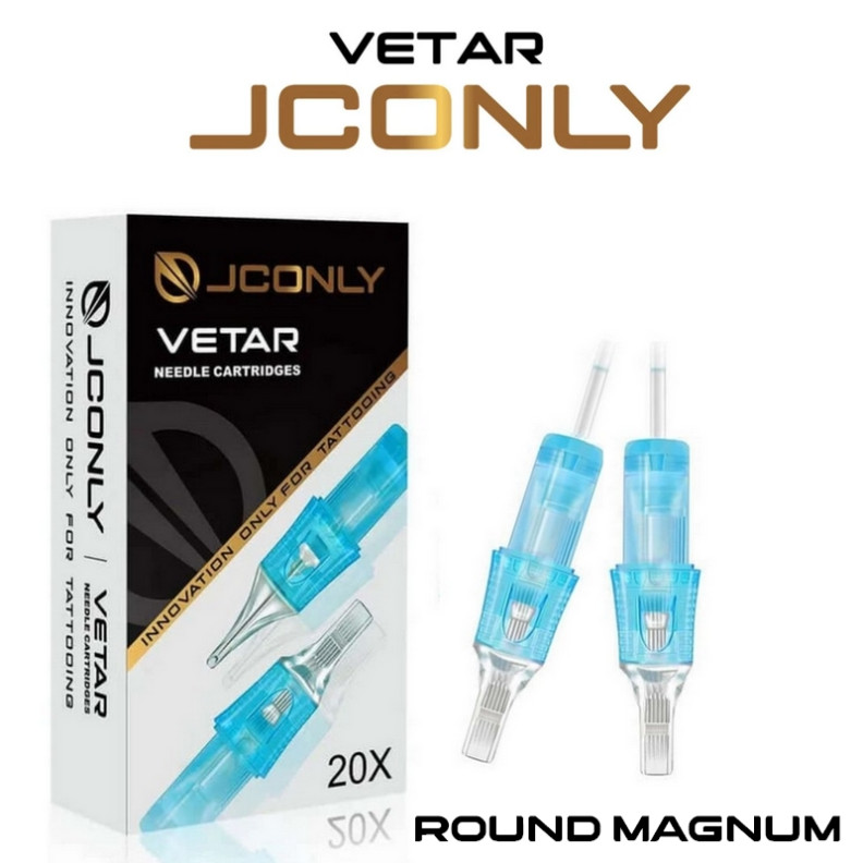 Cartouches JC ONLY Vetar Round Magnum - Long Taper