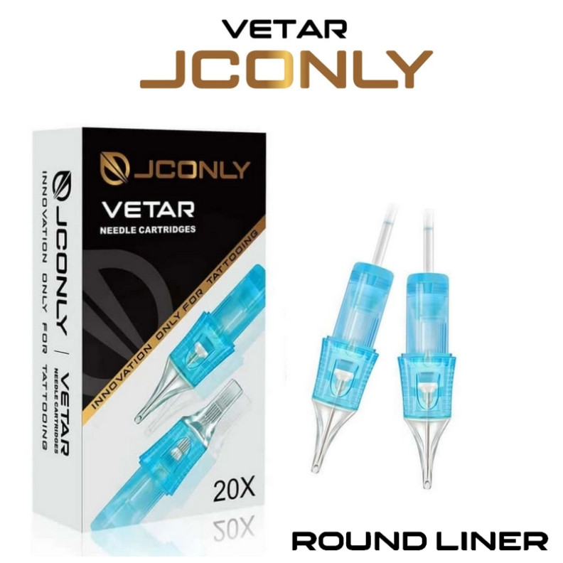 Cartouches JC ONLY Vetar Round Liner - Long Taper