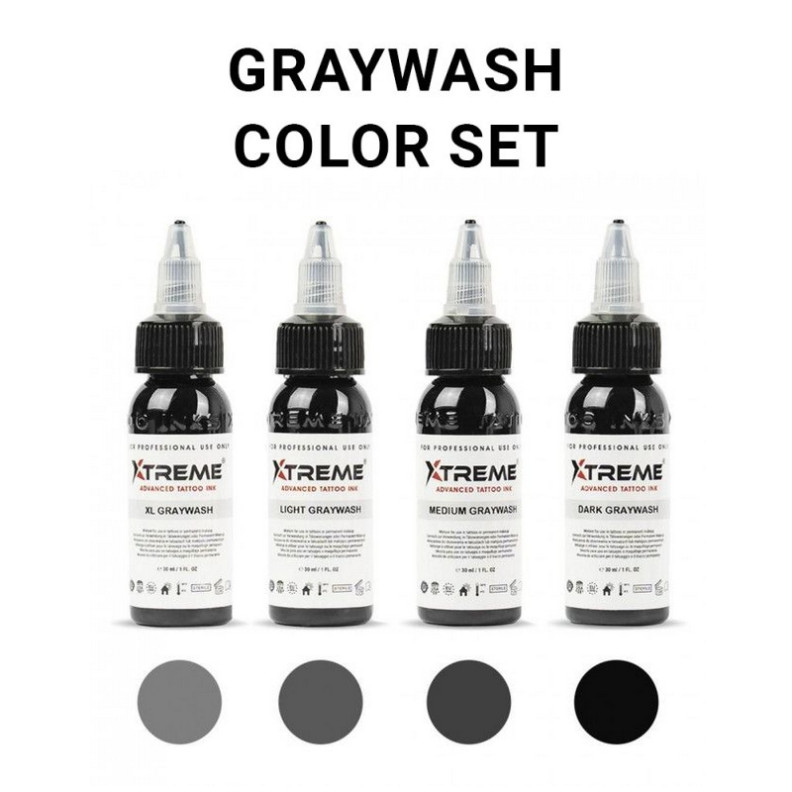 Kit encres Xtreme Ink GrayWash Color Set 30ML