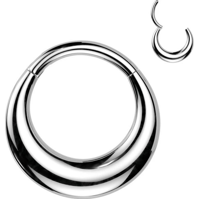 Piercing Anneau Clicker hoop double épaisseur en Titane Piercing Anneau Clicker hoop double épaisseur en Titane
