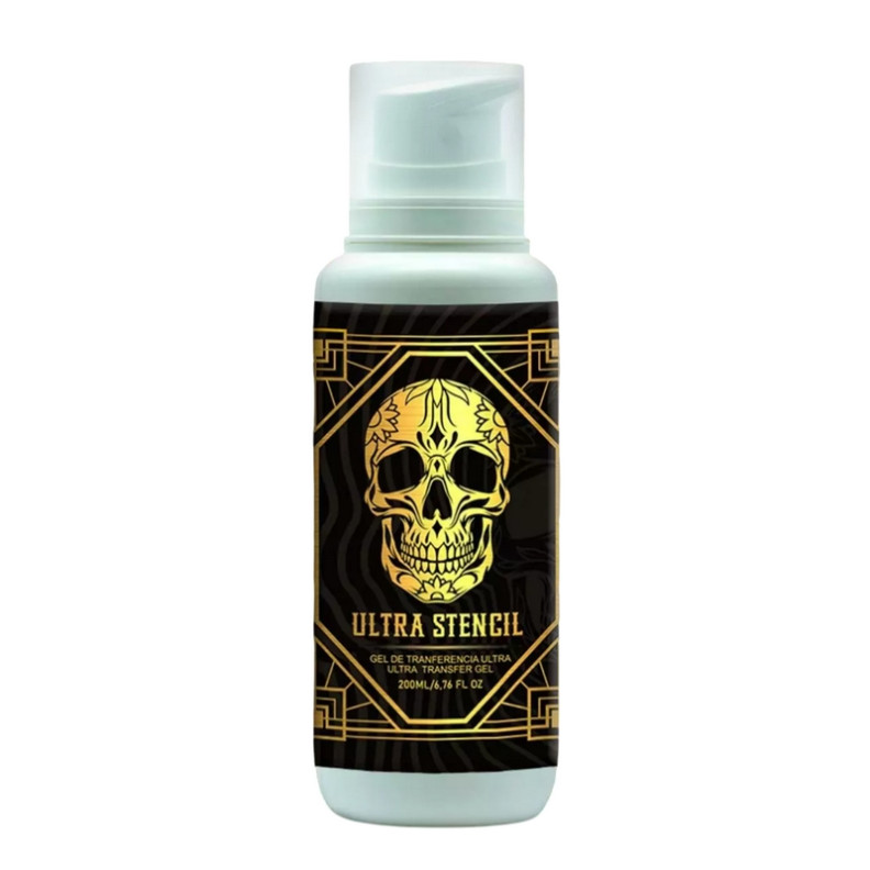 Ultra Stencil - SKULLS BLACKLINE