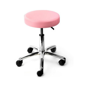 Tabouret rose pour tatoueur