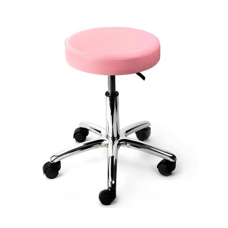 Tabouret rose pour tatoueur
