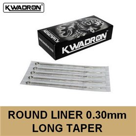 Aguja Liner Redonda (RL) 0,30mm Kwadron