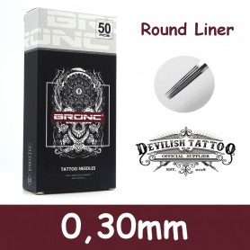 Agujas redondas Liner 0.30mm Deluxe - Juego de 5 o 50