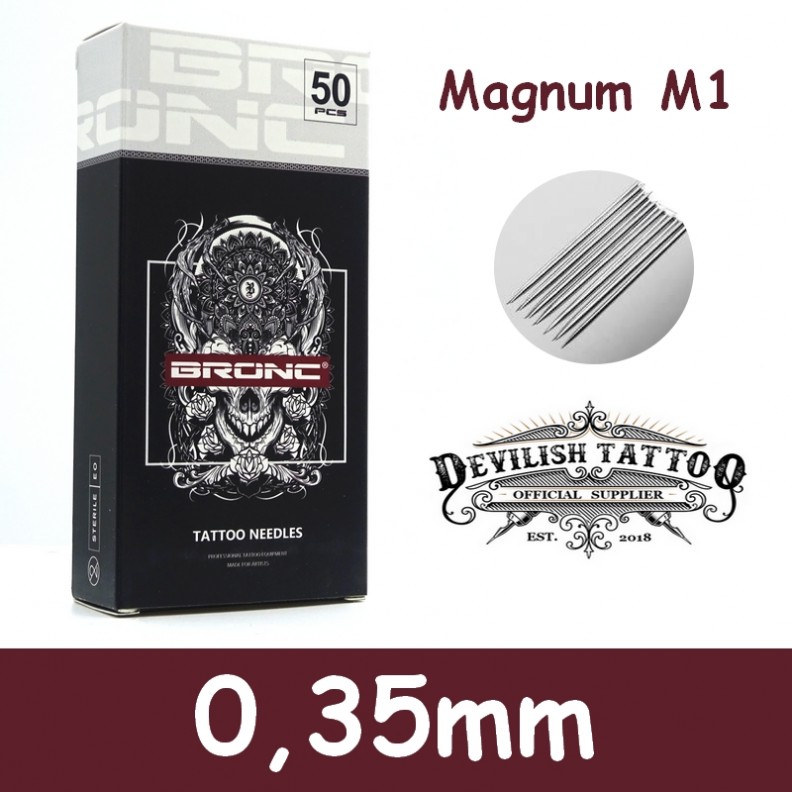 Agujas Magnum (M1) 0.35mm Deluxe - Juego de 5 o 50