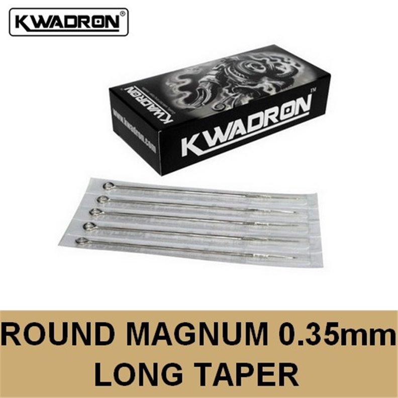 KWADRON Agujas redondas magnum 0.35mm Long Taper