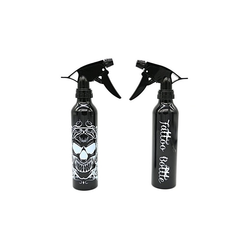 Frasco de spray negro para tatuajes de 250 ml