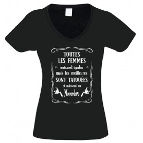 Camiseta DEVILISH Mujeres Mes de nacimiento Noviembre