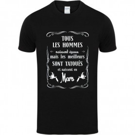 Camiseta hombre DEVILISH Mes de nacimiento Marzo