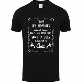 Camiseta DEVILISH hombre Mes de nacimiento agosto