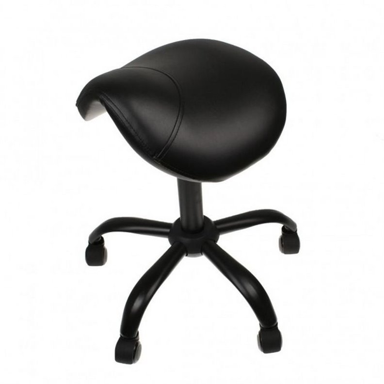 Taburete profesional para silla de montar - Negro