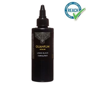 QUANTUM Ink Lining Tinta negra para tatuajes 120ml