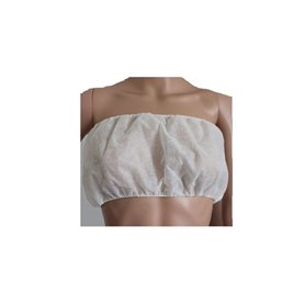 Sujetador desechable blanco - Polybag 100 unidades Ro.ial