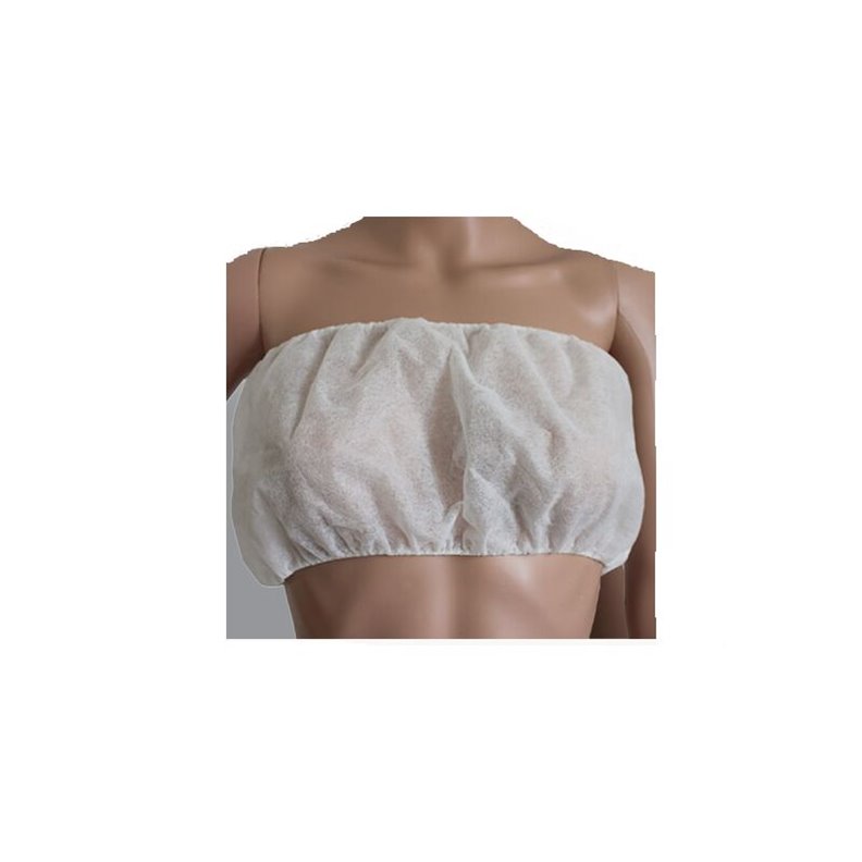 Sujetador desechable blanco - Polybag 100 unidades Ro.ial