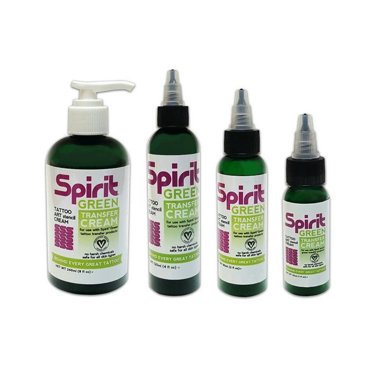 Crema para tatuajes Spirit Green Transfer