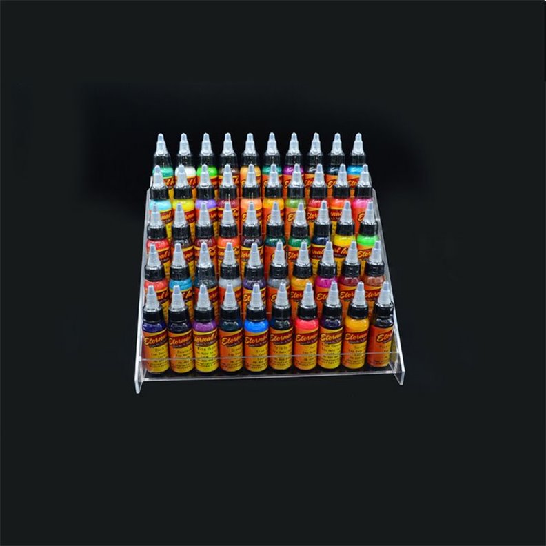 Tattoo Ink Display - Transparente - 50 Tintas