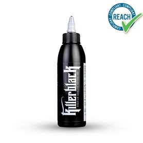 KILLERBLACK Tinta para tatuajes TATTOO INK - Powerful Black 150ml