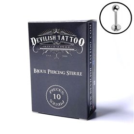 Piercing estéril LABRET Titanio G23 Devilish Tattoo