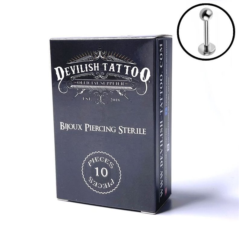 Piercing estéril LABRET Titanio G23 Devilish Tattoo