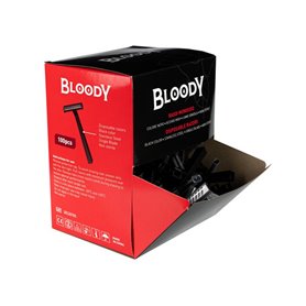 Maquinillas de afeitar desechables BLOODY Black 100pk